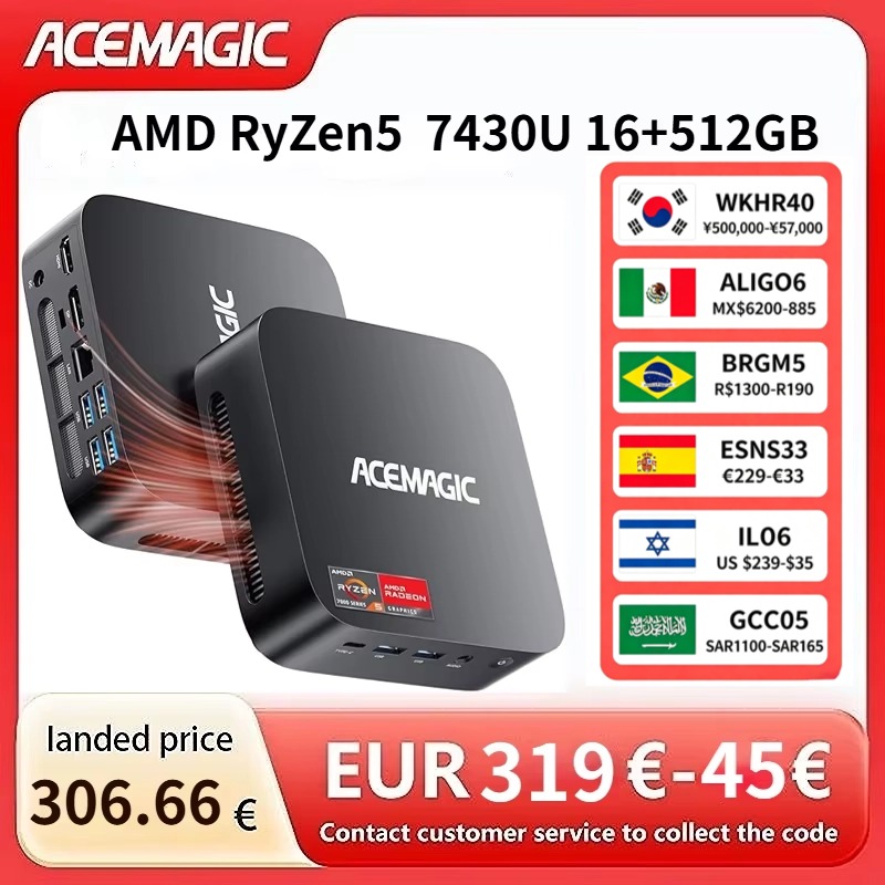 Amd Cpu Ryzen 7 - ACEMAGIC AMD Ryzen 5 7430U 미니