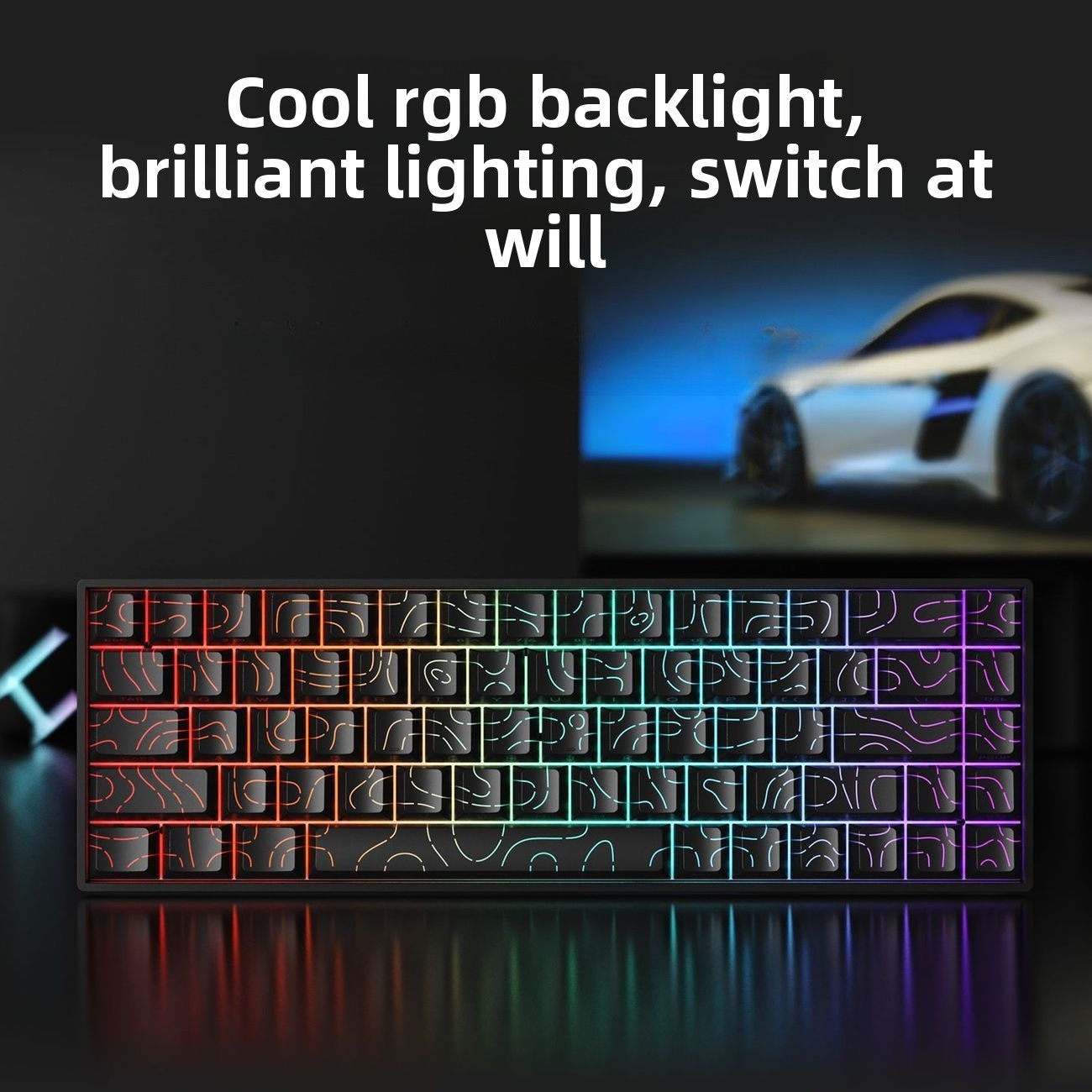 60% 무선 블루투스 2.4G 기계식 키보드 RGB 게 - Keyboard Gaming Blue Switch 리뷰 및 가격