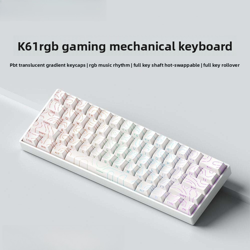 60% 무선 블루투스 2.4G 기계식 키보드 RGB 게 - Keyboard Gaming Blue Switch 리뷰 및 가격